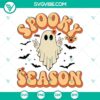 Spooky Season SVG files featuring a Spooky Babe design and Halloween Ghost Clipart. Perfect for Halloween crafts and decorations.