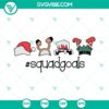 Squad Goals Christmas SVG file for Cricut and Silhouette, featuring festive holiday vector design in DXF, EPS, and PNG formats.