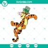 St Patricks Day Disney SVG Bundle featuring Lucky Clover and Disney characters, perfect for crafts and apparel.