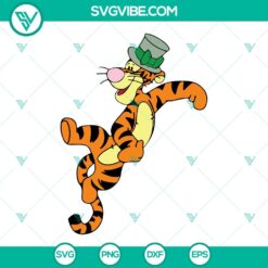 St Patricks Day Disney SVG Bundle featuring Lucky Clover and Disney characters, perfect for crafts and apparel.