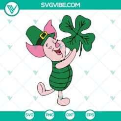 St Patricks Day Disney SVG Images Bundle, Lucky Clover SVG File, Disney 8