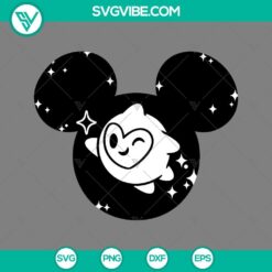 Star Mickey Ears SVG design, perfect Wish Star SVG Download Cut Files for Cricut Silhouette machines, ideal for crafting projects.
