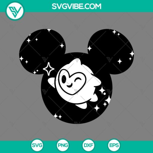Star Mickey Ears SVG design, perfect Wish Star SVG Download Cut Files for Cricut Silhouette machines, ideal for crafting projects.