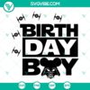 Star Wars Darth Vader themed SVG file for birthday boy, perfect for Star Wars themed parties and decorations.