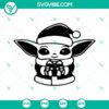 Star Wars Christmas bundle SVG featuring Baby Yoda design. Perfect for holiday crafts. Includes PNG and DXF files.