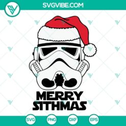 Star Wars Christmas SVG Files Bundle, Storm Trooper Merry Sithmas SVG Files 5