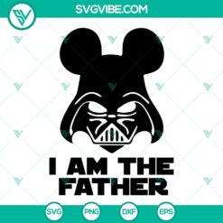 Star Wars family mouse ears SVG bundle includes Stormtrooper mother design - ideal for crafting projects.
