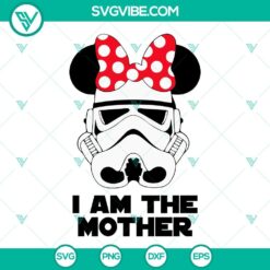 Star Wars Family Mouse Ears SVG File Bundle, Stormtrooper Mother SVG Files, 6