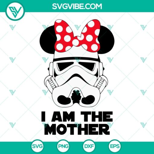 Star Wars Family Mouse Ears SVG File Bundle, Stormtrooper Mother SVG Files, 3