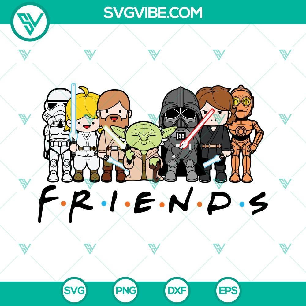 star-wars-friends-svg-star-wars-svg-baby-star-wars-friends-svg-png-dxf-eps-cut-files-2-mockup.jpg Star Wars Friends SVG featuring Baby Yoda, Darth Vader, and Stormtrooper characters in a cute and playful design. Perfect for Star Wars fans.