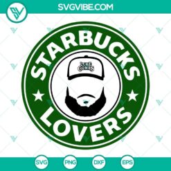 Starbucks Lovers Luke Combs, Western & Logo SVG Images for crafting and digital design with country music theme.