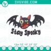 Spooky bat embroidery designs digital file for Halloween machine.