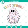 Spooky ghost SVG images for Halloween, perfect for the spooky season.