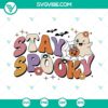 Cute ghost SVG for Halloween crafts, Stay Spooky SVG file with PNG, DXF, EPS formats for cutting machines.