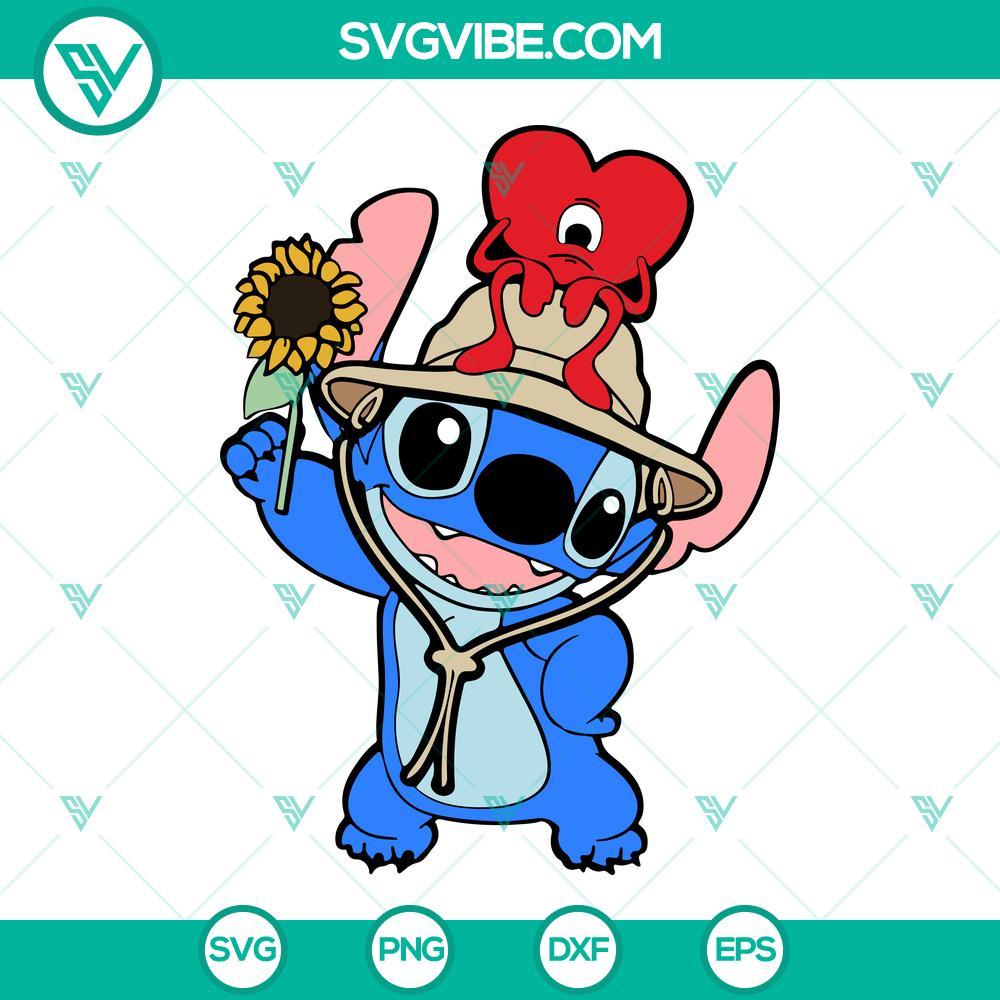 Stitch And Bad Bunny Heart SVG, Verano Sin Ti SVG PNG DXF EPS Heart shape design with Stitch and Bad Bunny theme SVG file for Verano Sin Ti, in PNG, DXF, and EPS formats. Ideal for crafts and projects.