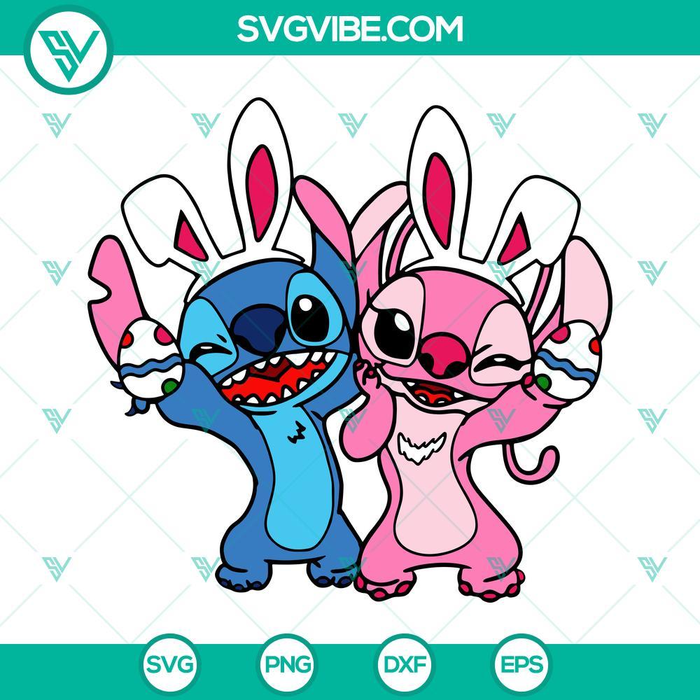 stitch-angel-easter-bunny-svg-easter-eggs-svg-disney-couple-easter-svg-png-dxf-eps-cut-files-7-mockup.jpg Easter Bunny and Disney Couple-themed Stitch Angel SVG download with Easter Eggs design. Ideal for Easter crafts and DIY projects.