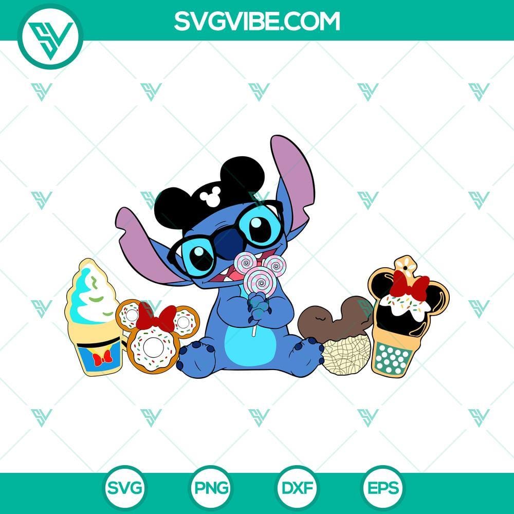 stitch-best-day-ever-svg-disney-stitch-snacks-svg-stitch-snackgoals-svg-png-dxf-eps-10-mockup.jpg Disney Stitch Best Day Ever and Snacks SVG designs, featuring Stitch character from Lilo & Stitch, ideal for crafts.
