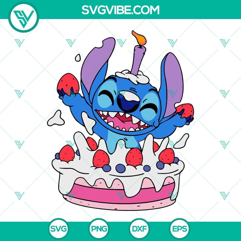 stitch-birthday-cake-svg-happy-birthday-stitch-svg-disney-birthday-svg-png-dxf-eps-clipart-10-mockup.jpg Stitch birthday cake SVG with Disney character, Happy Birthday Stitch design, ideal for digital crafting projects.