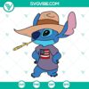 Stitch Cowboy SVG for Lilo and Stitch fans - Western country theme with PNG DXF files for crafting and design projects.