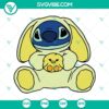 Stitch Easter SVG bundle with bunny in stitch suit, Easter-themed designs for digital download.