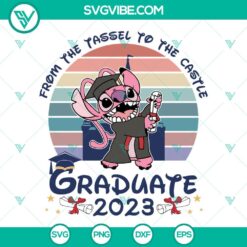 Stitch Graduate 2023 SVG Images, From The Tassel To The Castle Stitch 2