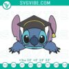 Disney Stitch graduation cap embroidery designs, perfect for seniors.