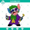Stitch Joker SVG File, Supervillain and Funny Halloween Stitch SVG Image for Crafts and Design Projects