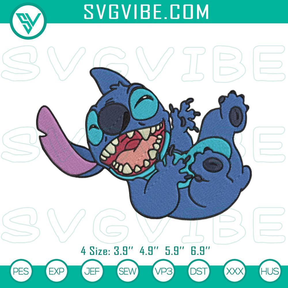 stitch-laughing-embroidery-designs-disney-stitch-machine-embroidery-pattern-files-mockup.jpg Disney Stitch laughing embroidery design - machine embroidery file with cute Stitch character.