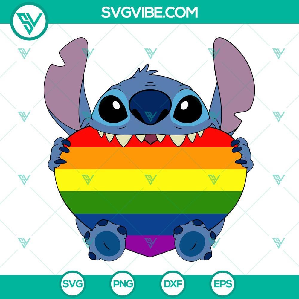 stitch-pride-heart-svg-lgbt-community-svg-equality-svg-funny-disney-pride-month-svg-png-dxf-eps-6-mockup.jpg Stitch Pride Heart SVG with LGBT Community and Equality theme, Funny design for download.