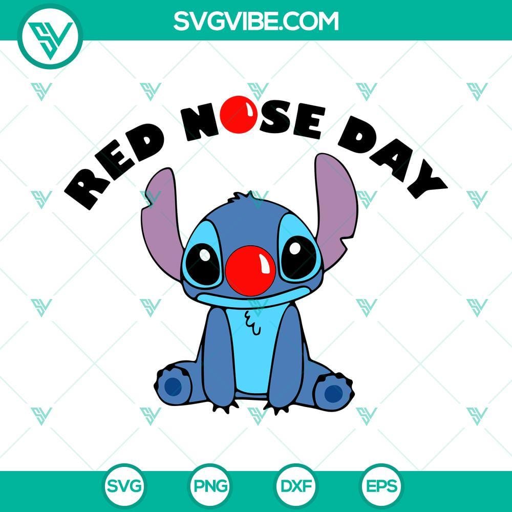 stitch-red-nose-day-svg-fund-raising-svg-funny-red-nose-svg-png-dxf-eps-cricut-designs-7-mockup.jpg Stitch Red Nose Day SVG design for fundraising, featuring funny red nose image in PNG format.