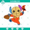 Stitch Sam Trick Or Treat Halloween SVG Cut Files - Download PNG DXF EPS for crafting projects.