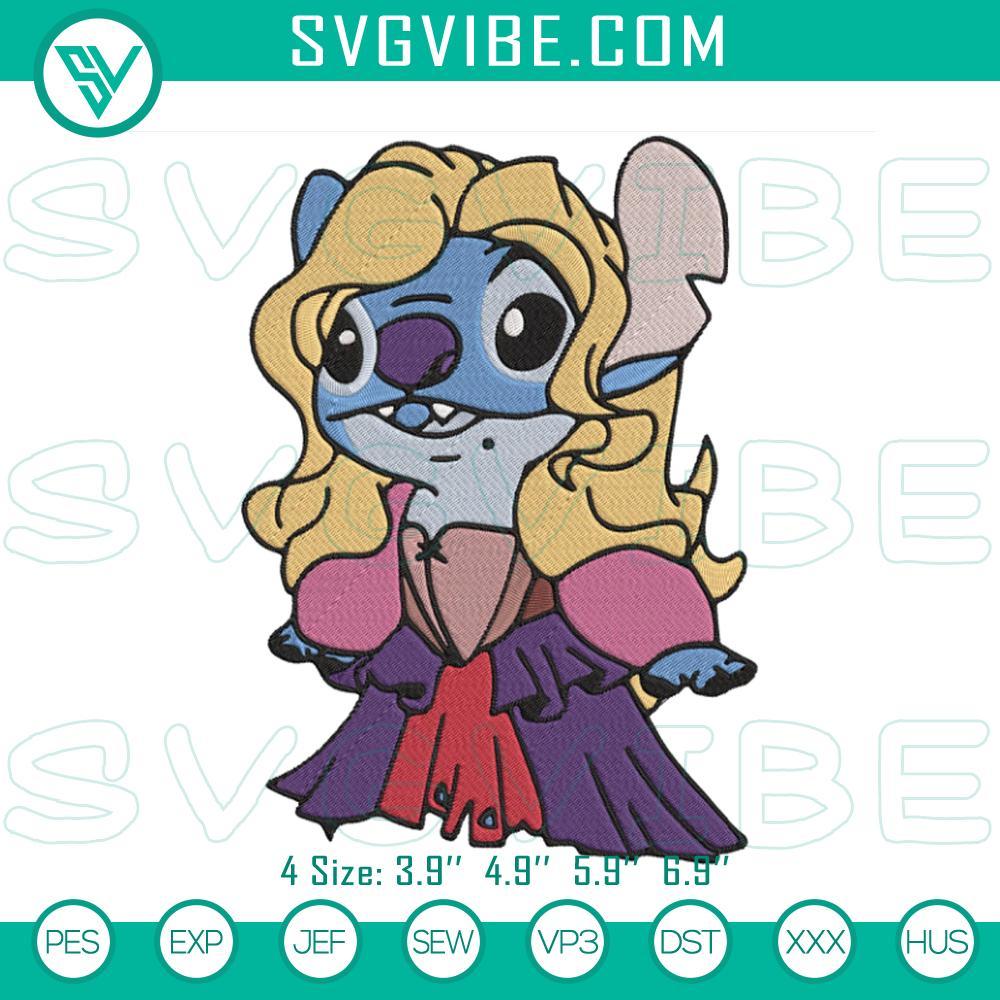 Stitch Sarah Sanderson Embroidery Files, Hocus Pocus Embroidery Designs Stitch Sarah Sanderson embroidery files featuring Hocus Pocus witches digital pattern for crafting projects.