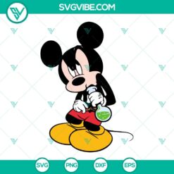 Stoned Mickey Mouse SVG Image, Mickey Weed Marijuana SVG Files PNG DXF EPS 2