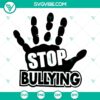 Stop Bullying digital design SVG file for Anti Bullying and Unity Day, available in PNG, EPS, and DXF formats.