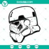 Star Wars themed SVG files featuring Stormtrooper, Mandalorian, Anakin Skywalker, and Darth Vader characters for digital crafting projects.