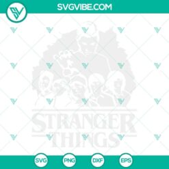Stranger Things 4 SVG download featuring themed designs for various projects, perfect for fans of the popular TV show.