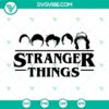 Stranger Things theme SVG images in PNG, DXF, and EPS formats for instant digital download. Great for fans of the show!