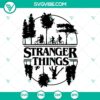 Stranger Things inspired SVG files featuring the Upside Down theme. Perfect for fans of the hit TV series.