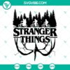 Stranger Things Mind Flayer and Shadow Monster SVG files, intricate design of iconic characters, great for crafts.