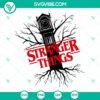 Stranger Things inspired SVG clock design for Cricut with Vecna theme in PNG, SVG, DXF, and EPS formats. Perfect for sci-fi fans.