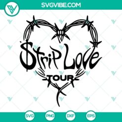 Strip Love Tour SVG Files Bundle, Las Bichotas No Lloran Mami SVG File, 4