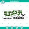 Philadelphia Eagles SVG images with "Sundays Are For The Birds" design, suitable for download.