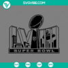 Super Bowl LVIII and NFL 2024 SVG files for American Football fans. Download your football-themed SVG files now!