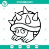 Super Mario Bros SVG bundle featuring Luigi and Yoshi outlines. Ideal for gaming and fan art projects.