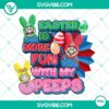 Super Mario characters as Peeps for Easter, PNG files for fun Easter projects.