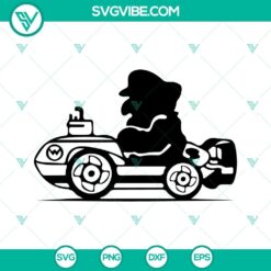 Super Mario Kart SVG Images Bundle, Kart Racing Game SVG File, Mario Game SVG Image 7
