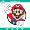Super Mario Bros 2023 themed SVG file for cutting and crafting, featuring iconic characters and elements.