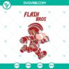 Super Mario The Flash SVG design featuring Super Mario Bros characters for download in PNG, DXF, EPS formats.