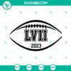 Super Bowl LVII 2023 SVG files, perfect for crafting.