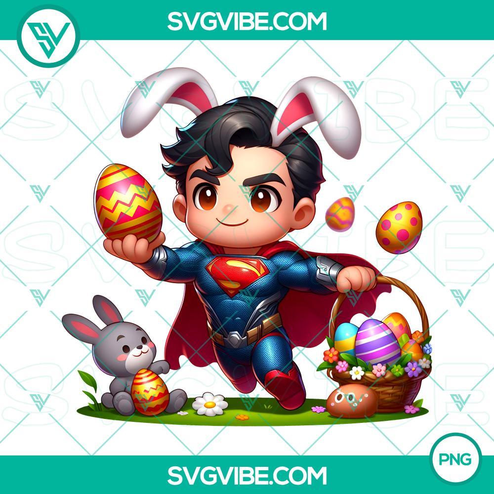Superman Chibi Easter Bunny PNG Download, Superman Kawaii Character PNG Files Superman chibi Easter Bunny and kawaii character PNG files for download.